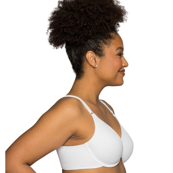 Vanity Fair White Back Smoothing Underwire Bra Size Women's 44C - Picture 3 of 7